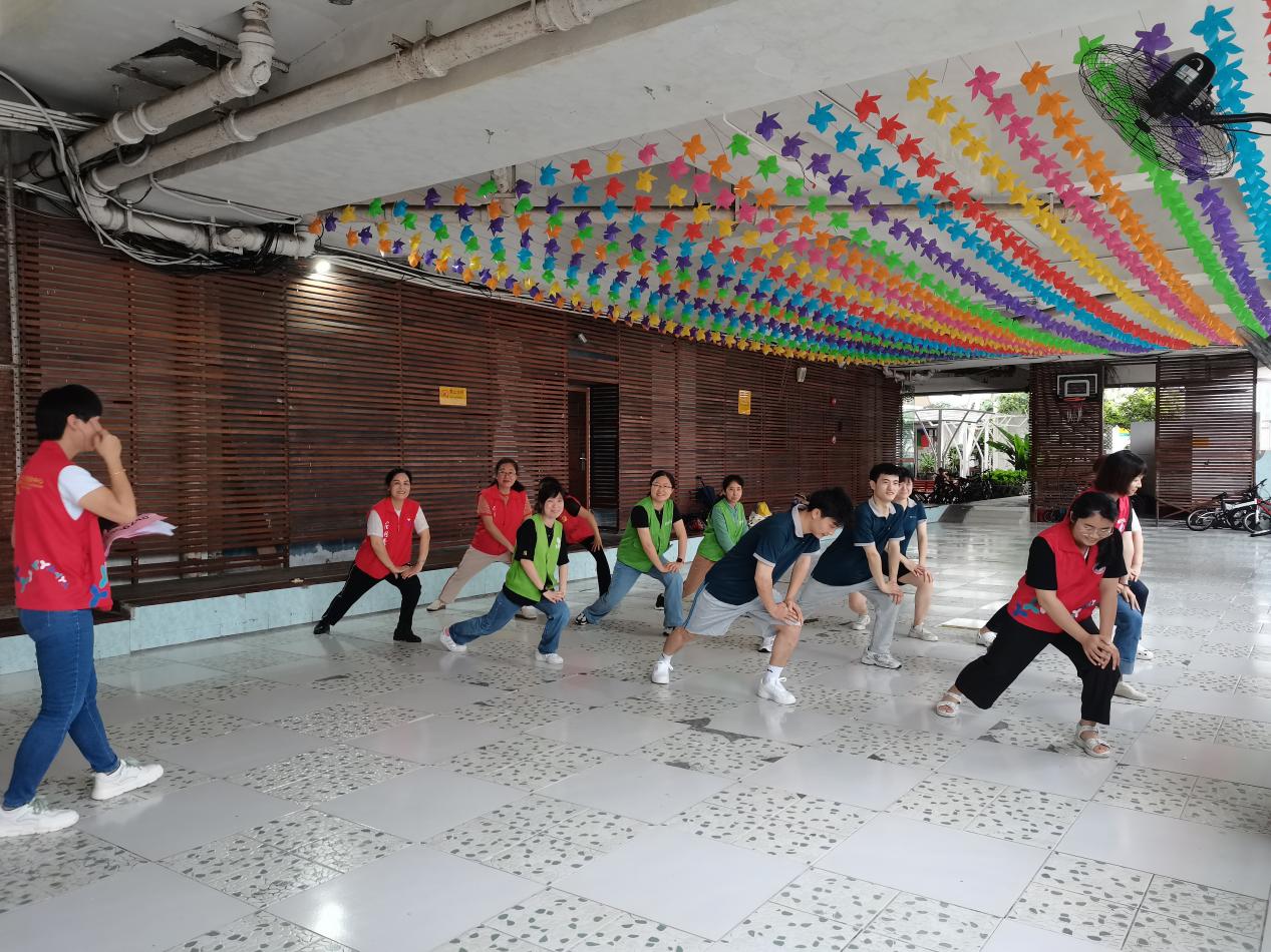 翠岭社区开展“无限青心”跳绳文体比赛活动