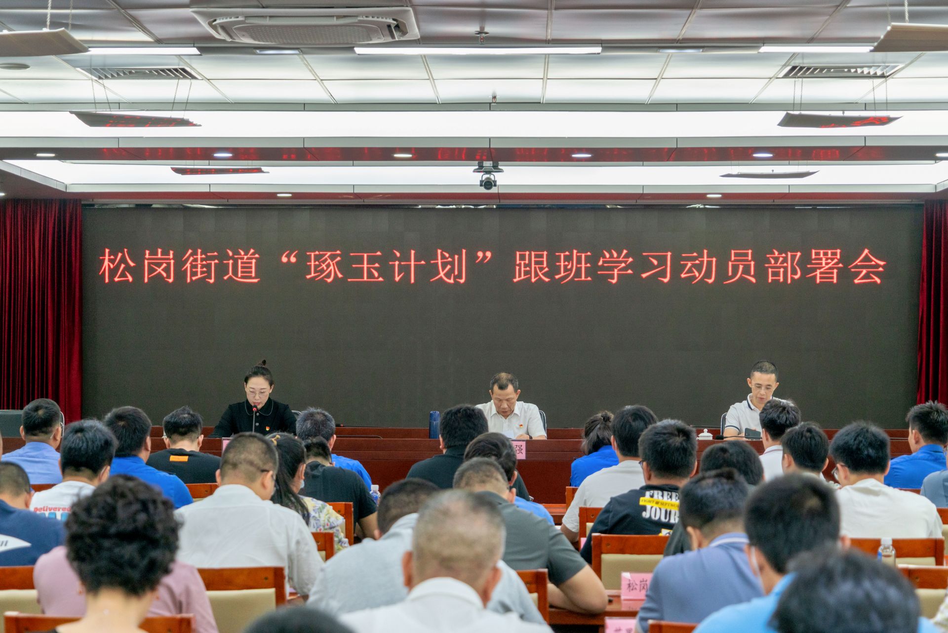 精雕细琢,玉汝于成  ——松岗街道“琢玉计划”双向选派动员部署会顺利召开