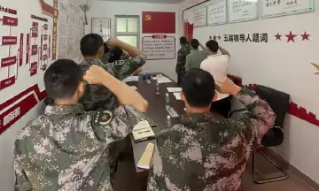 光明街道人武部党支部开展主题党日活动