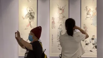 中佳文化携荆楚水墨艺术首秀文博会