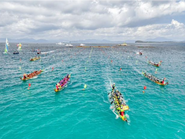 2023首届粤港澳大湾区海上龙舟赛激情落幕