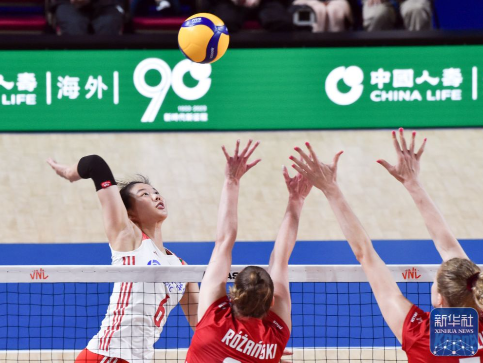 世界女排联赛：中国队不敌波兰遭遇首场失利