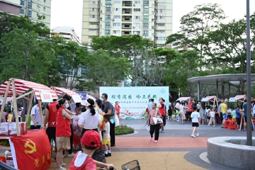 文化与民俗元素相辉映 园岭街道党员服务市集浓情开市