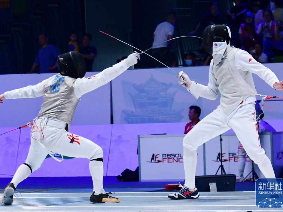 中国队夺得2023年亚洲击剑锦标赛男子花剑团体赛铜牌
