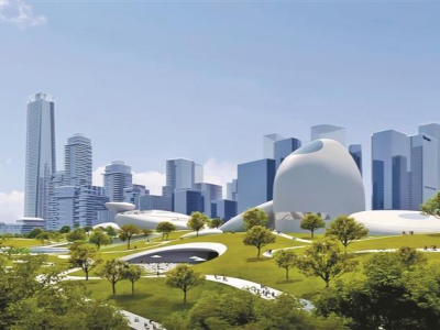 主体结构年底封顶，项目以大海边的石头为设计灵感 深圳湾文化广场2025年迎客