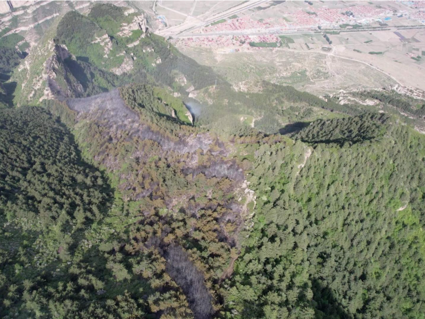 山西恒山明火已扑灭 系人为用火导致