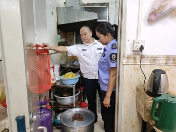 公明街道开展燃气安全隐患排查