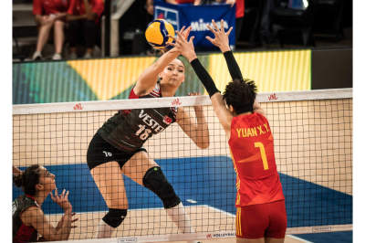 中国女排获得2023世界女排联赛亚军