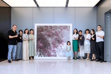 福联在线|福田区政协一行参观“山海之约——梁桂华水墨艺术展”