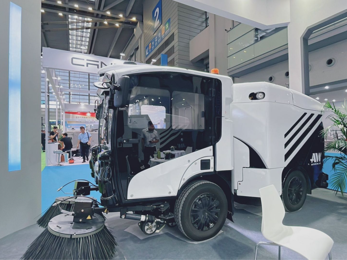 1小时清扫5公里！智能自动驾驶洗扫车亮相2023深圳（国际）城市环境与景观产业展