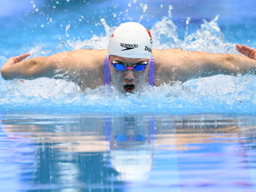 中国队首次获得男女4x100米混合泳接力世锦赛冠军