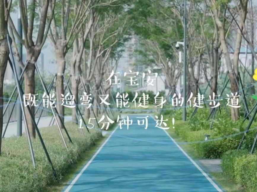 在宝安，既能遛弯又能健身的健步道，15分钟可达！