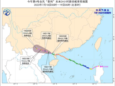 台风“泰利”在广西北海再次登陆