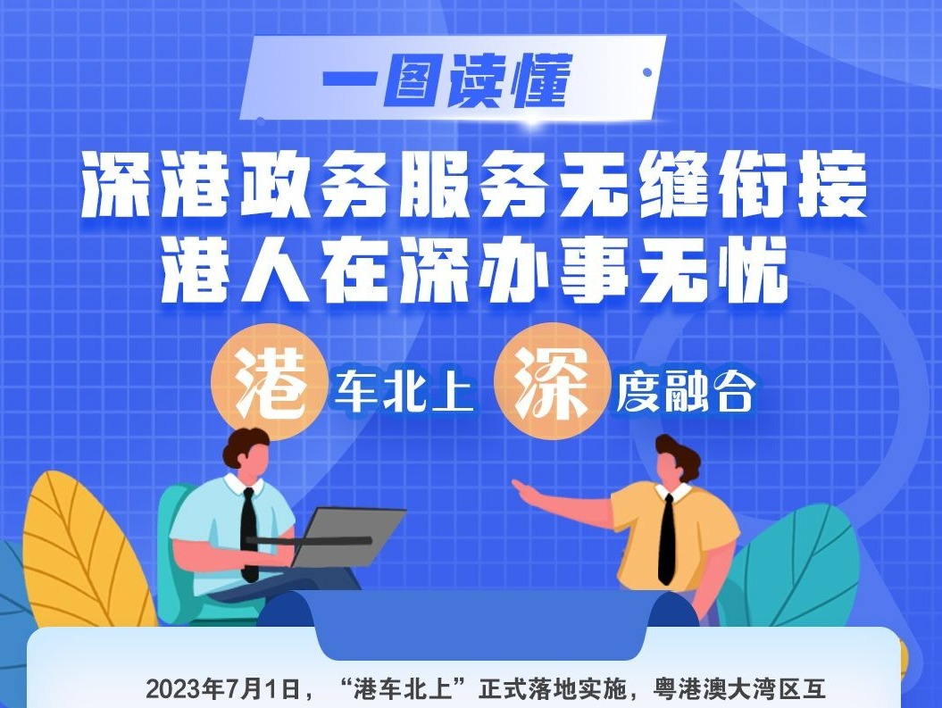 一图读懂｜深港政务服务无缝衔接 港人在深办事无忧