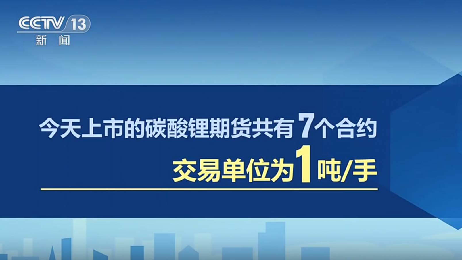 碳酸锂期货7月21日在广州期货交易所上市