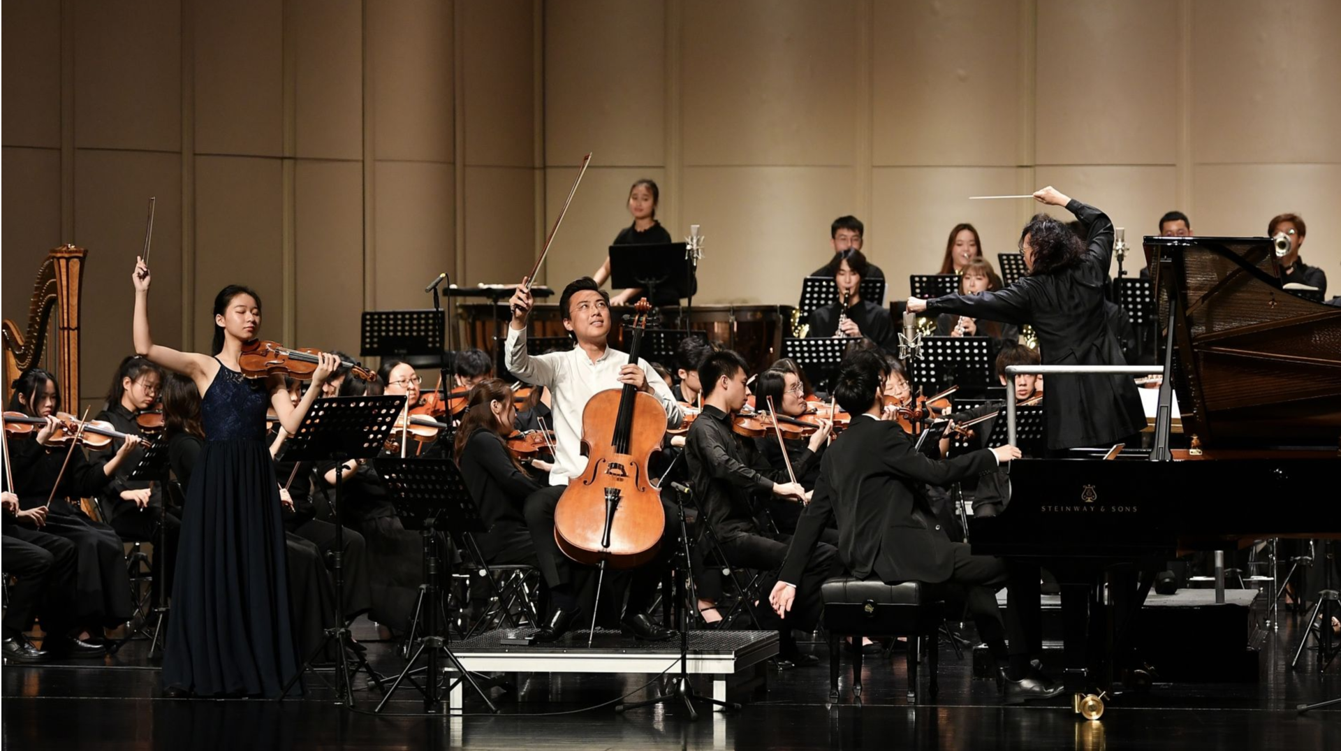 大湾区青年管弦乐团首演巡回音乐会内地首秀，粤港澳大湾区青年奏响“融合之音”
