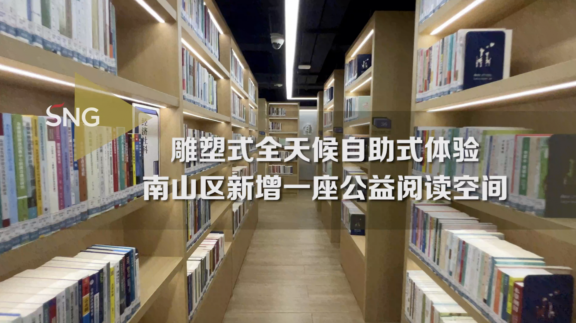 南山有个雕塑式全天候自助公益书房