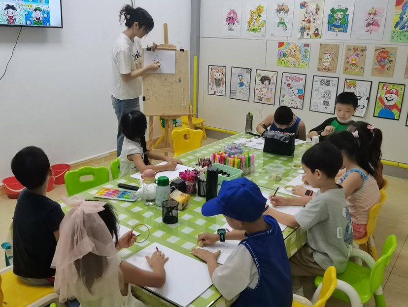 绘童心，画未来——南园社区儿童公益美术课圆满结课