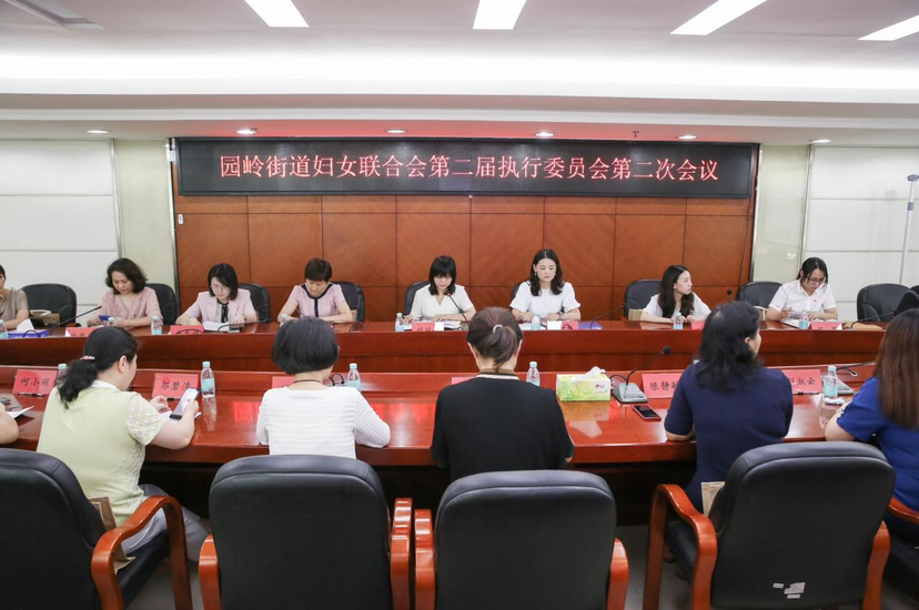 园岭街道妇女联合会召开第二届执行委员会第二次会议