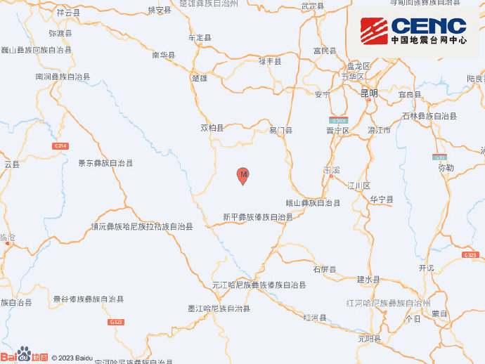 云南楚雄州双柏县发生4.4级地震，震源深度10千米