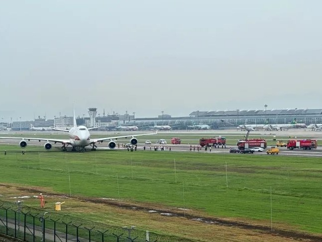 “一架波音747货机冲出跑道”，宁波机场通报