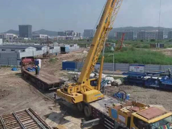 粤东城际铁路赖厝高架站近日顺利完成桩基施工