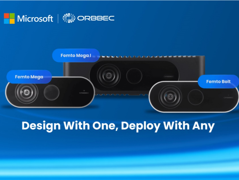 奥比中光获微软授权Azure Kinect技术产品线，携手赋能全球开发者