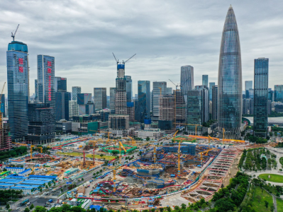 深圳湾文化广场项目预计年底实现主体结构全面封顶