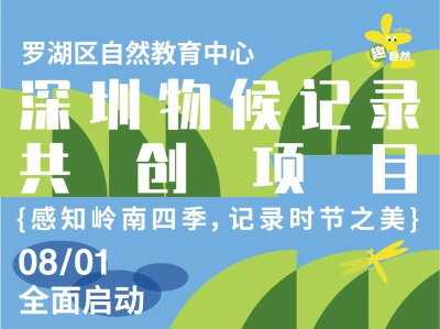 深圳物候记录共创项目启动，公益大奖等你来领！
