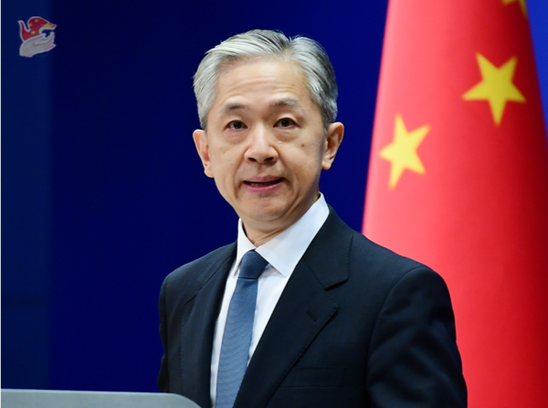 外交部：绝不接受任何人、任何势力打着和平的幌子干涉中国内政