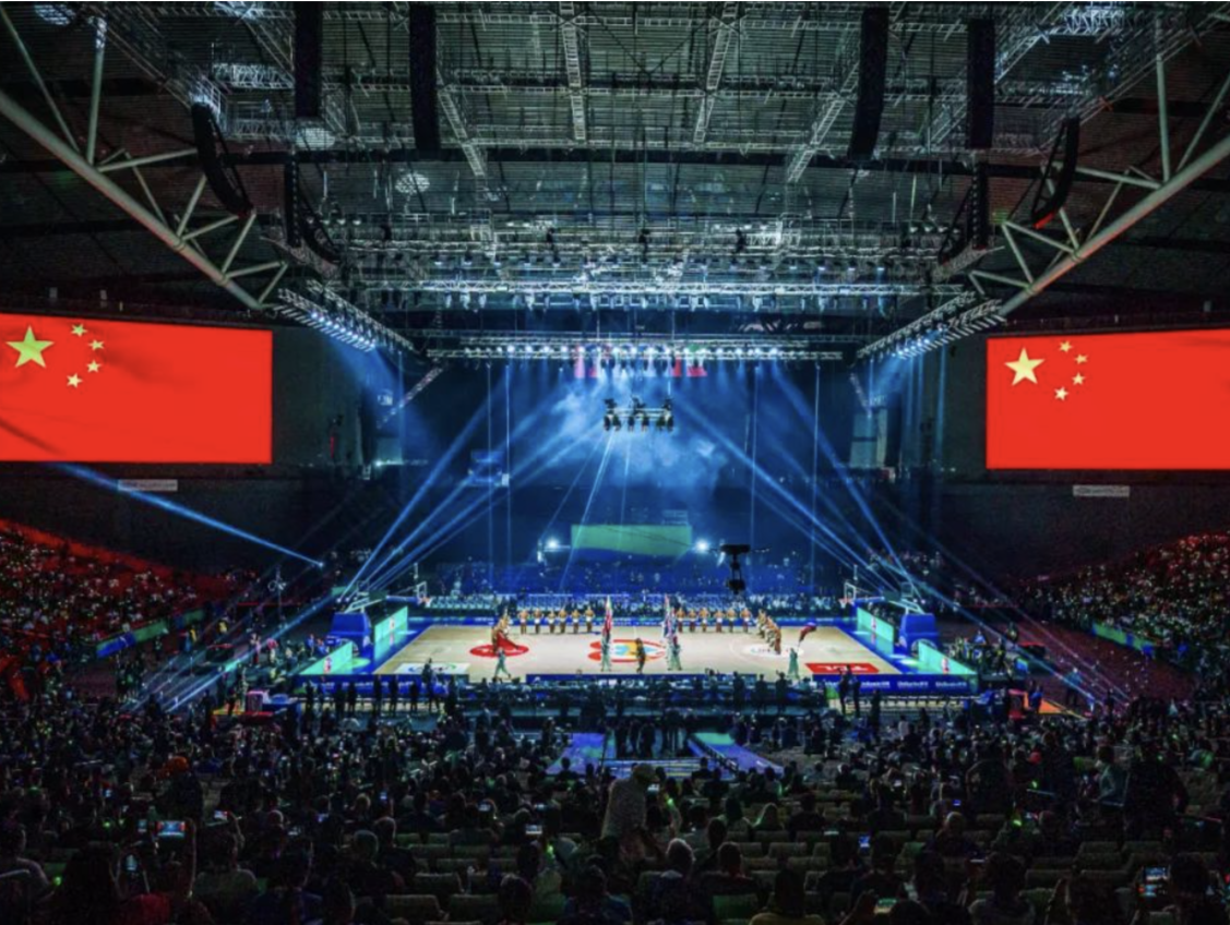 600平方米！洲明LED显示屏点亮FIBA世界杯体育场