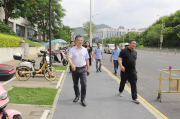 玉塘街道深入调研防汛工作