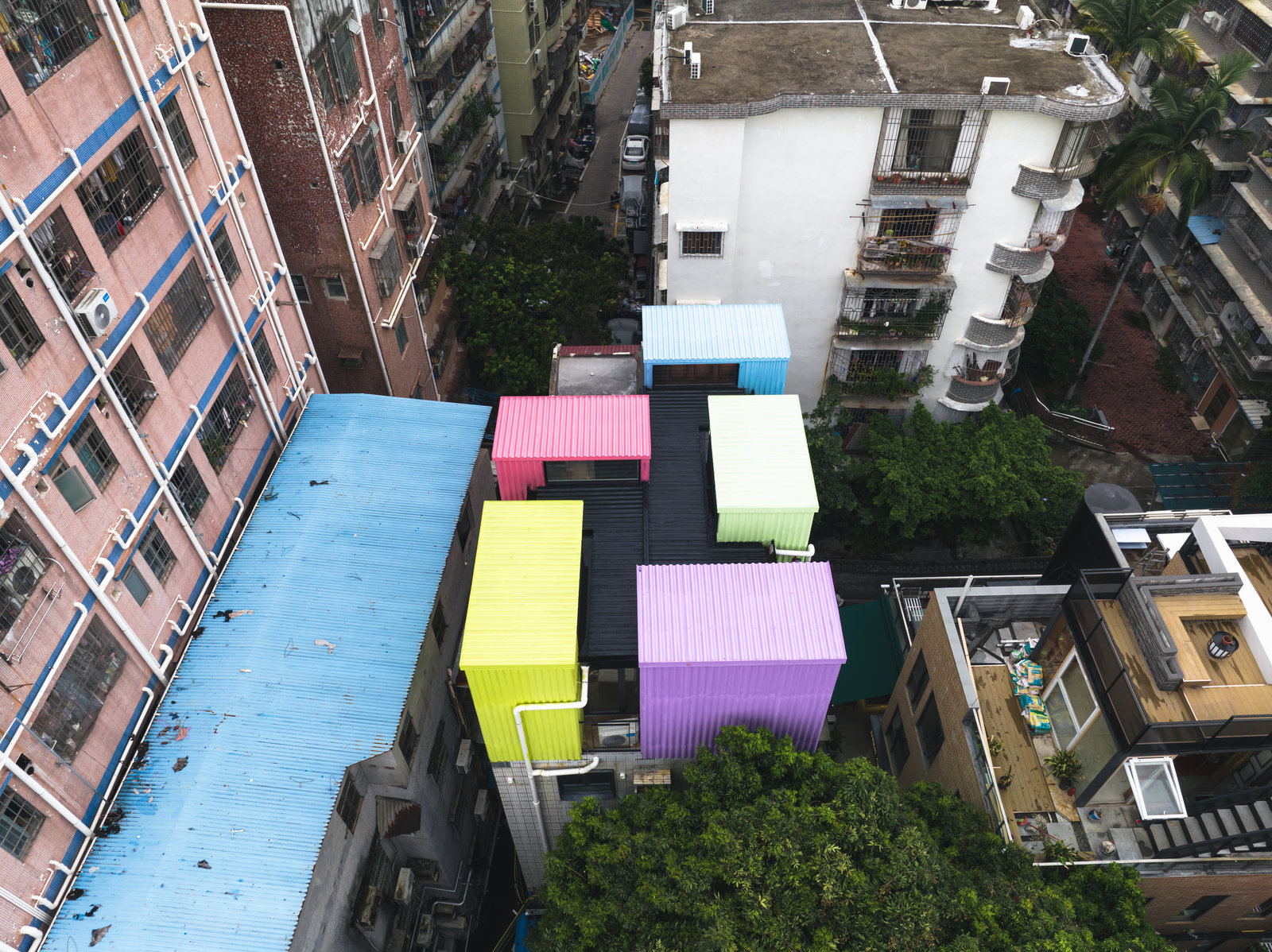 飞阅南山｜城中村里“玩”艺术！南头古城微改造6栋建筑呈现97件作品