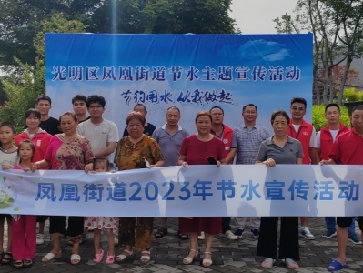 深圳市光明区凤凰街道举办节水节能主题宣传活动