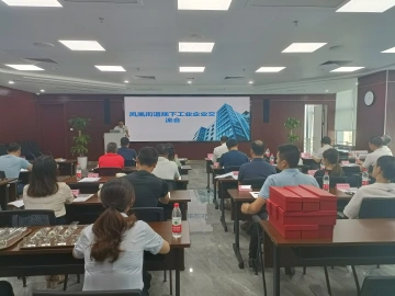 政府搭台，银企对接，凤凰街道规下工业企业交流会举行
