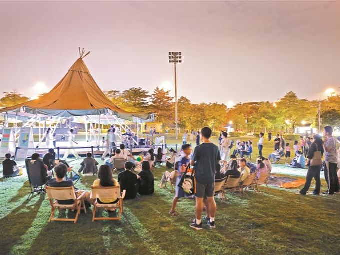 露营、遛娃、健身、听音乐会……深圳公园绿地开放共享带来更多新玩法