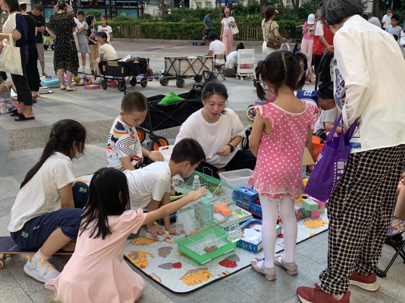 “跳蚤市场”欢乐多，彩虹社区周末党员服务市集人气旺