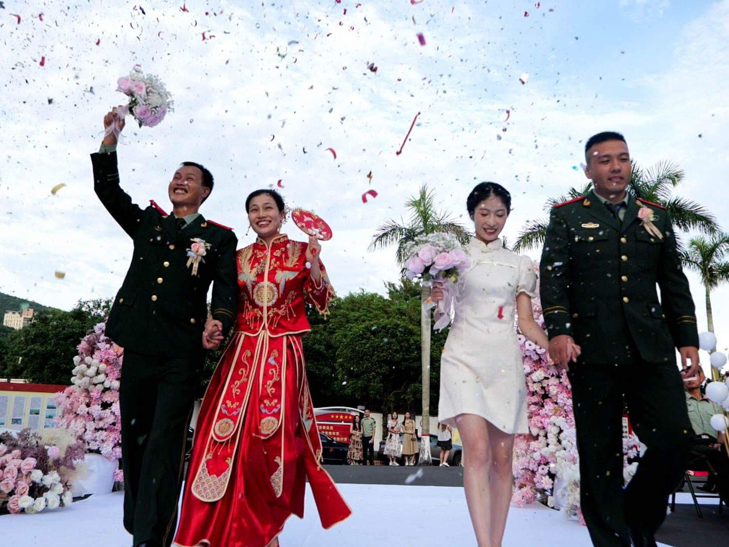 大海为媒，汽笛为证！广东海警局举办“情定粤港湾·爱上这片海”集体婚礼
