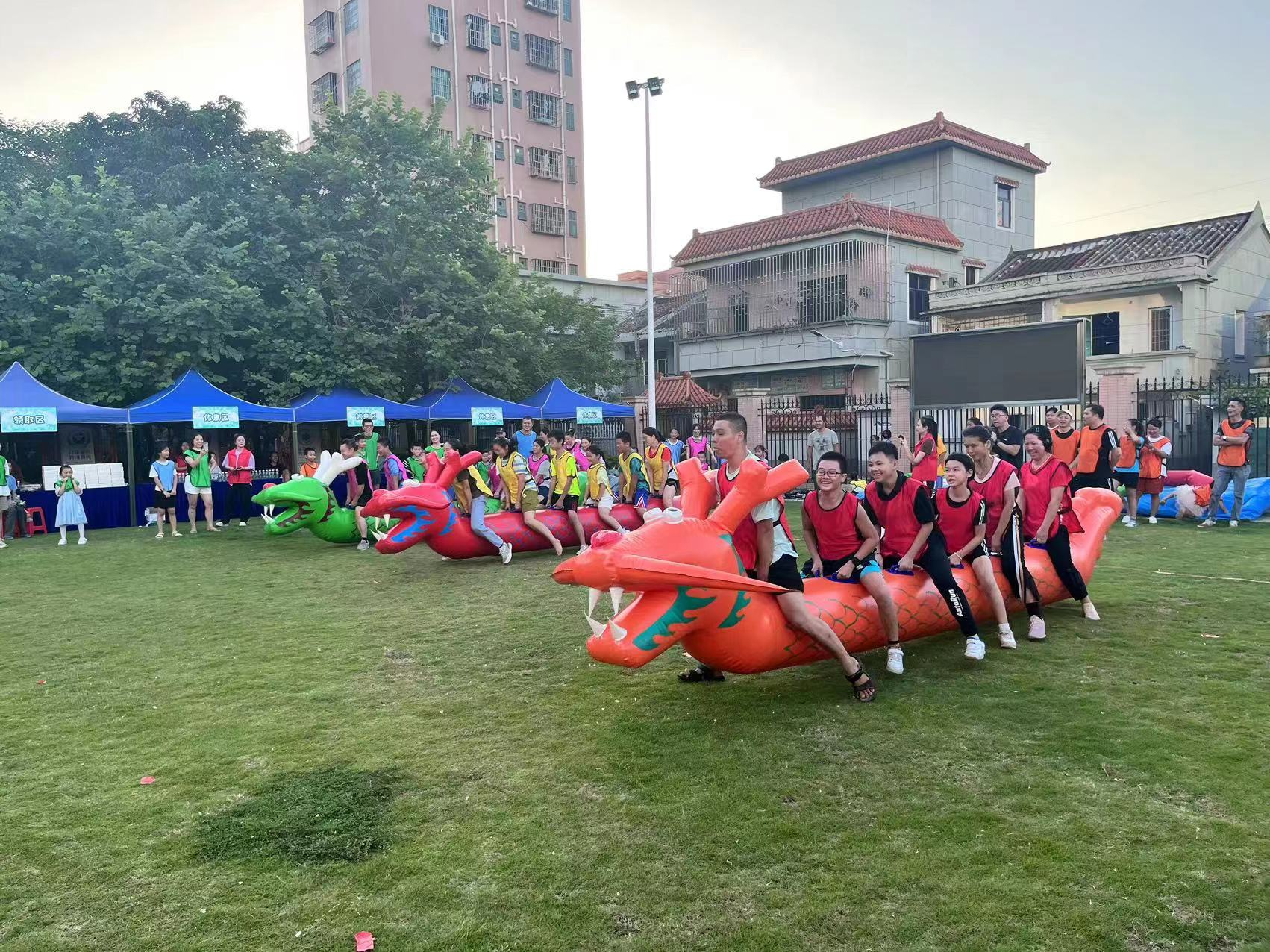 沙浦围社区开展“全家总动员 弘扬好家风”亲子趣味运动会
