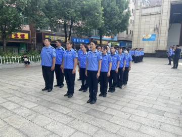 马田街道“红色小分格”网格员开展夏季大练兵行动