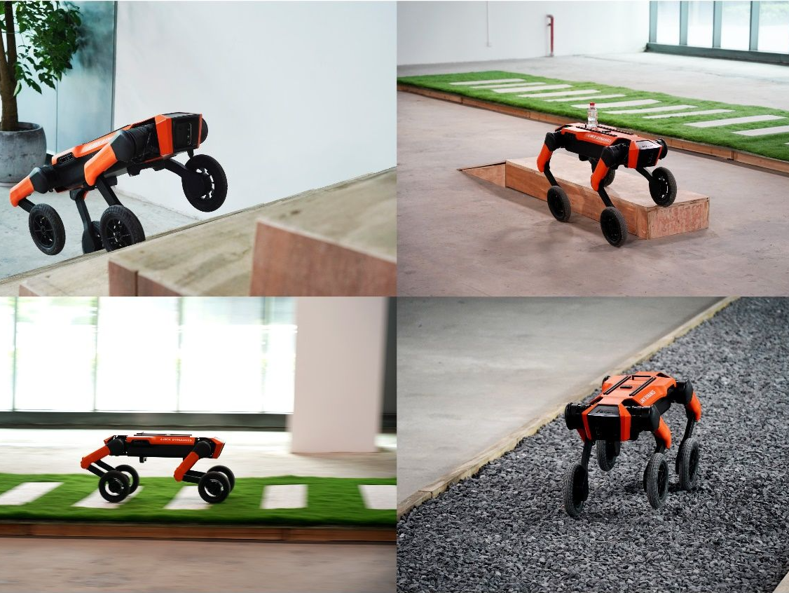 以运动智能突破落地应用，深圳科技企业发布全自研四轮足机器人  
