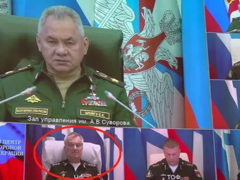 俄公布被传阵亡黑海舰队司令参会视频画面，乌：将“澄清”其死讯