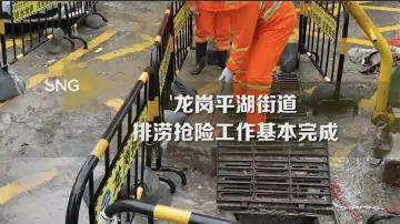 龙岗平湖排涝抢险工作基本完成