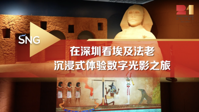 在深圳看埃及法老，沉浸式体验数字光影之旅