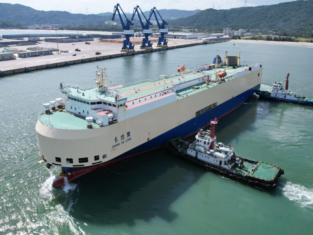 1580辆新能源汽车包船直航泰国，深汕小漠国际物流港创单次最大出运量纪录