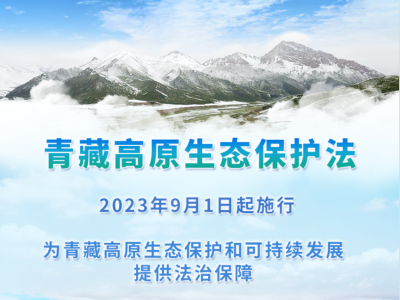 青藏高原生态保护法自9月1日起施行
