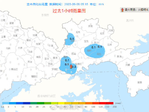 出门带伞！今日上午深圳市有分散阵雨