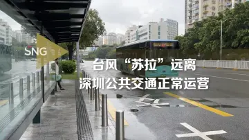 台风“苏拉”远离 深圳路面公共交通恢复正常运营