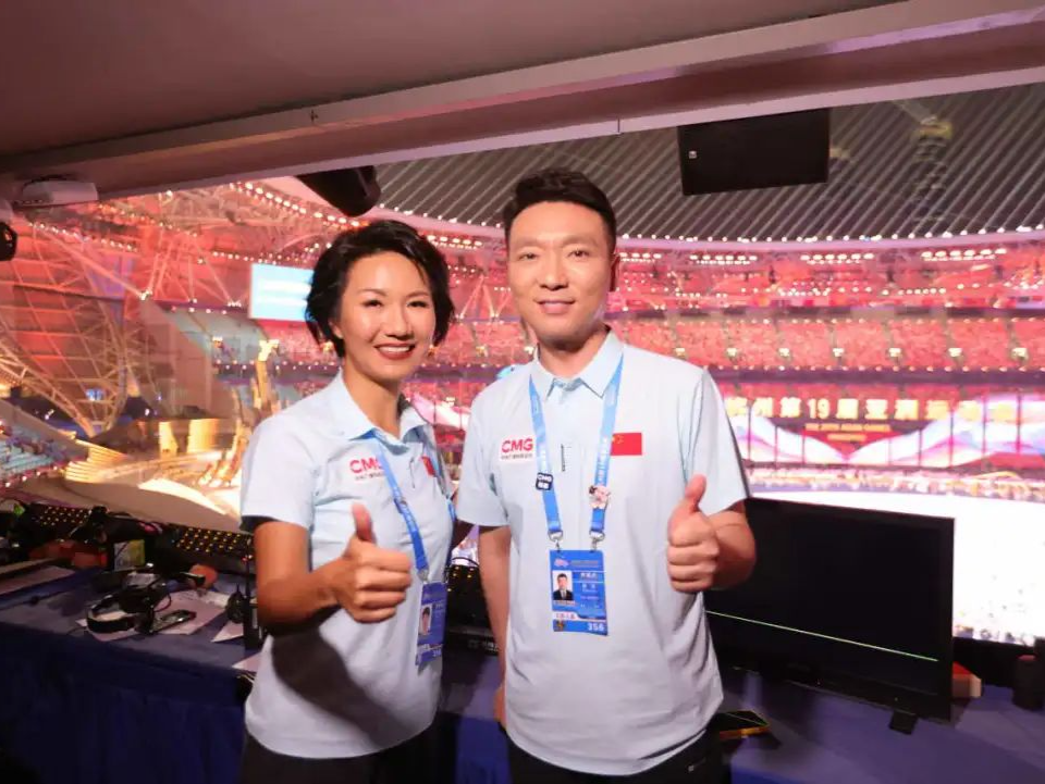 亚运会开幕式播报什么样？来听康辉刘欣现场说