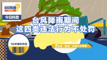 台风期间，这四类交通违法行为不处罚